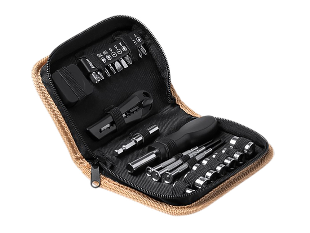 Набор инструментов Декер, 25 аксессуаров, бежевый