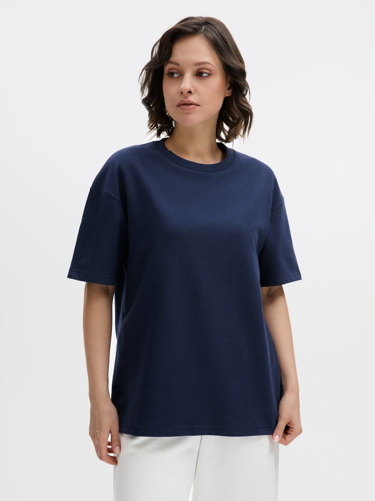 Футболка унисекс Durington, темно-синяя, размер M/L