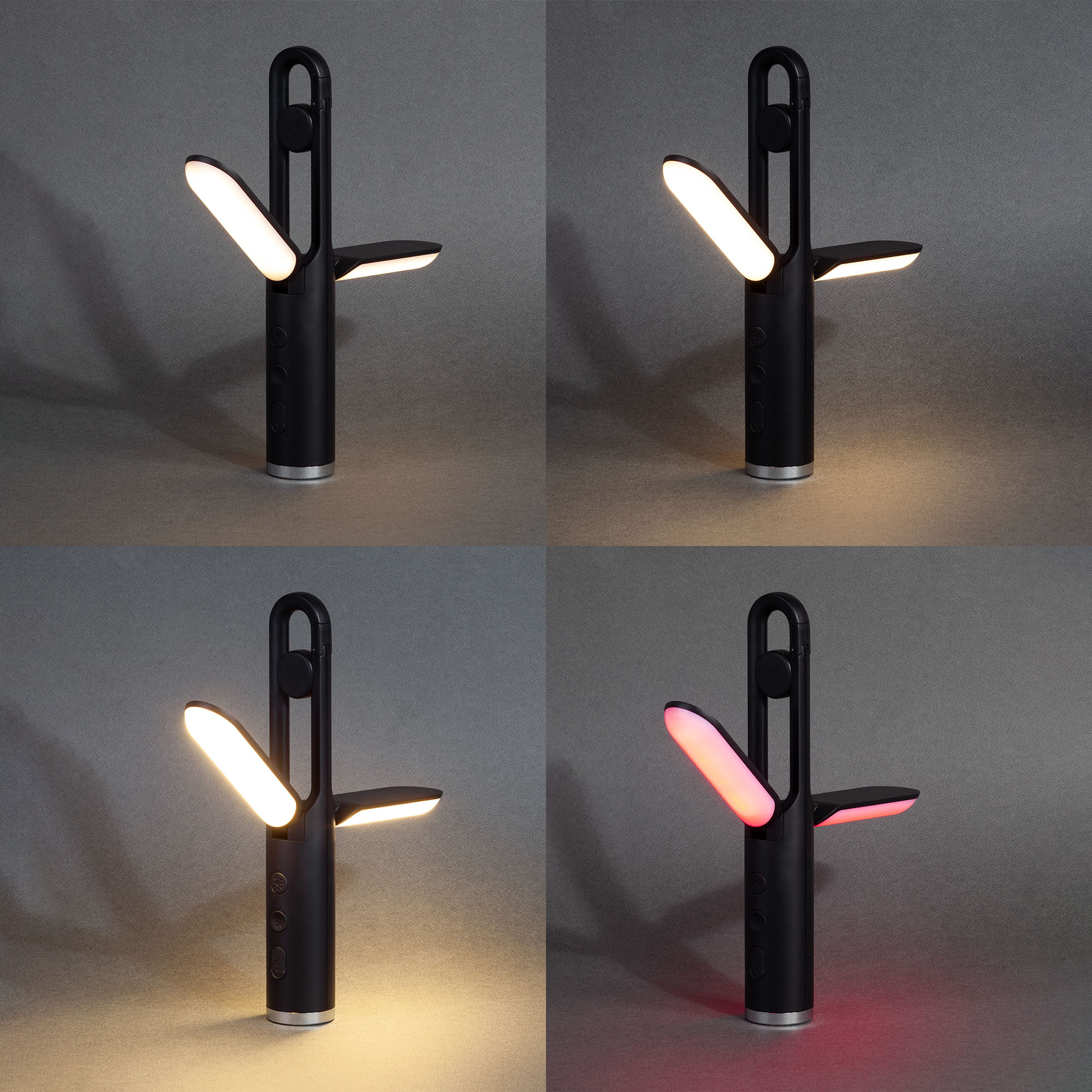 Фонарь-лампа "Torch" туристический, черный, черный