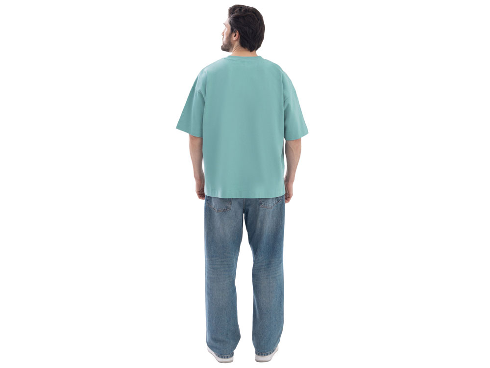 Футболка оверсайз Beta.01 унисекс, пыльный бирюзовый