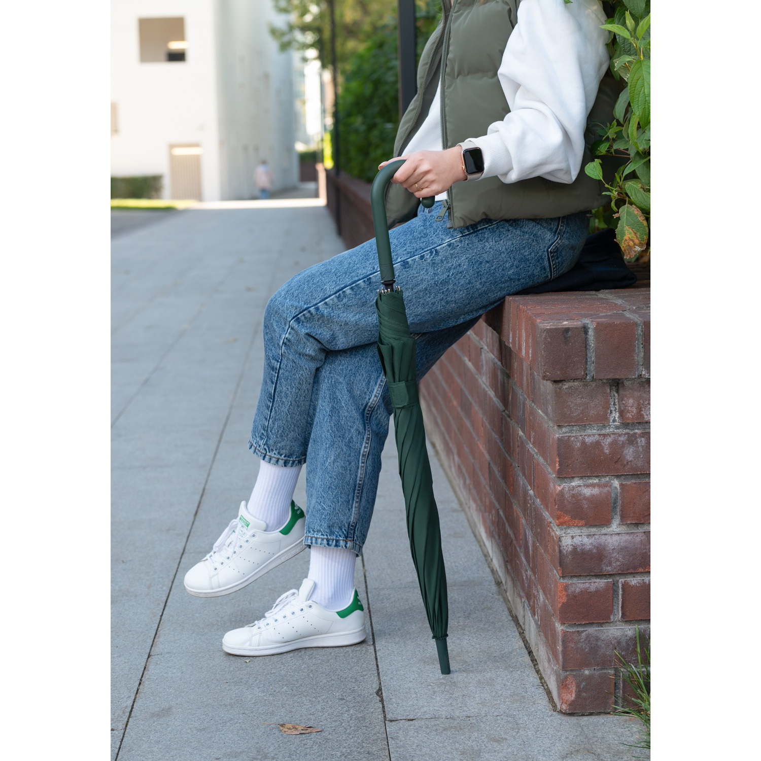 Зонт-трость Фантом (Phantom), зеленый