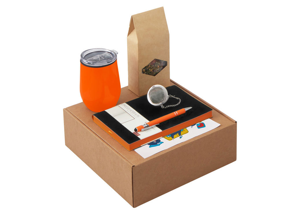 Набор Writea с ежедневником, ручкой и термокружкой с логотипом  | Print Logo