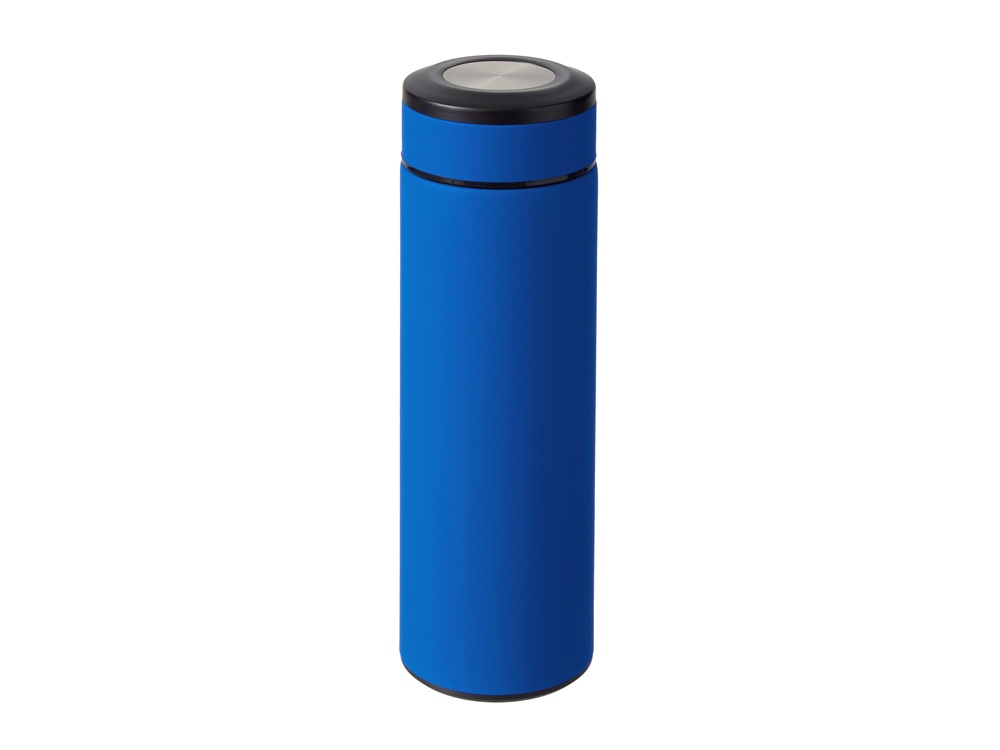 Вакуумный термос Vacuum Flask C1, soft touch, 420мл, синий