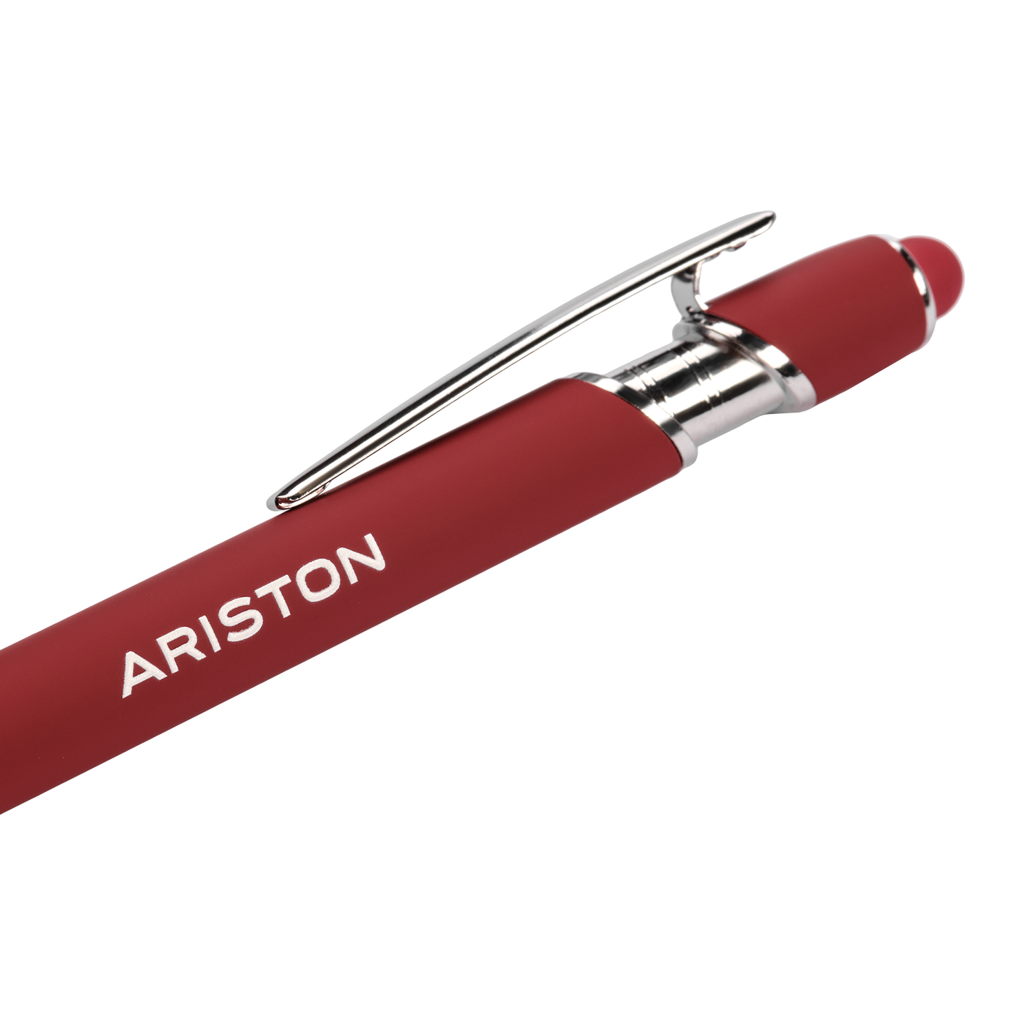 Шариковая ручка Comet, белая (белый стилус) фото на сайте Print Logo.