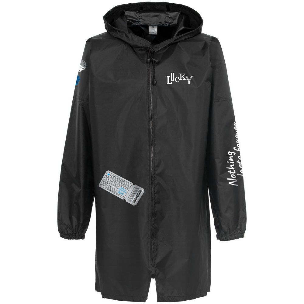 Дождевик Rainman Zip, черный, размер XL