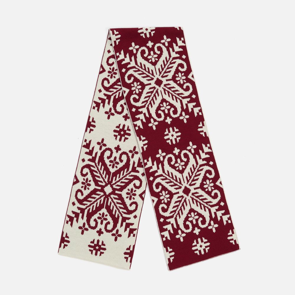 Шарф Wintertude L с логотипом teplo | Print Logo