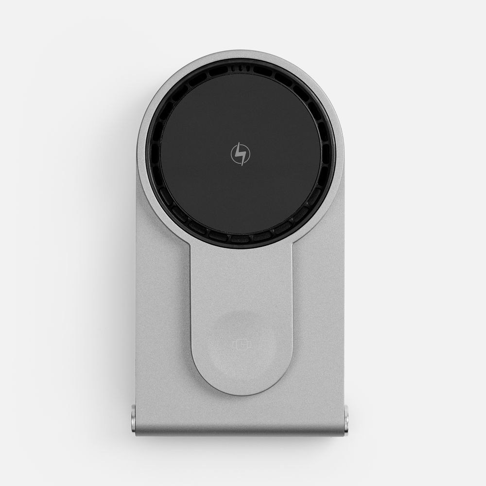 Складная станция беспроводной зарядки transForm — пример нанесения логотипа (Indivo) | Print Logo