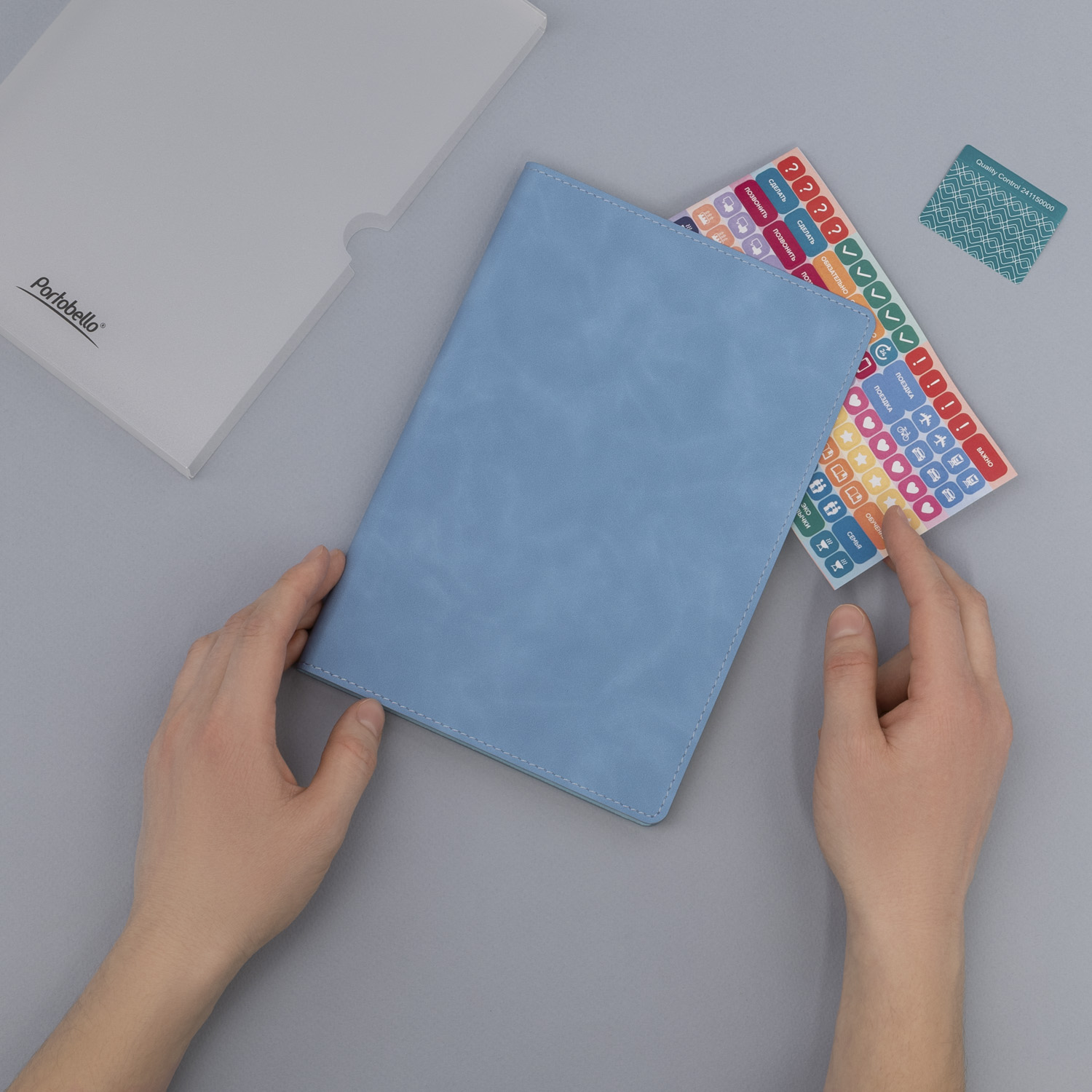 Ежедневник Верона (Verona) недатированный, голубой