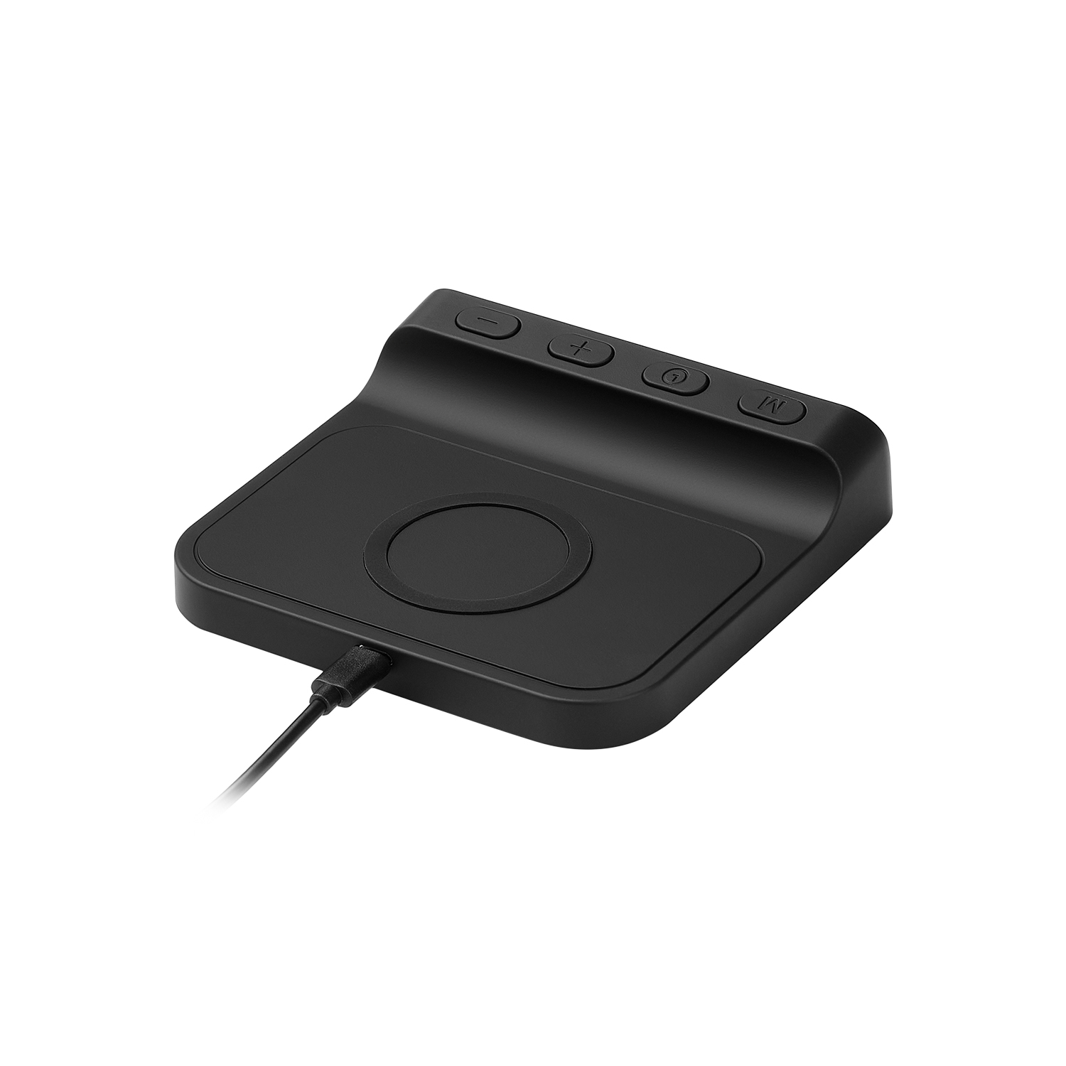 Зарядная станция с часами 15W Ригель (Rigel), черная