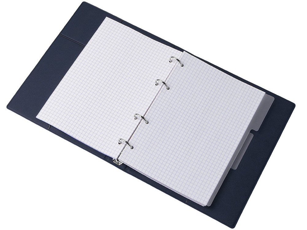 Блокнот на кольцах Favor, темно-синий