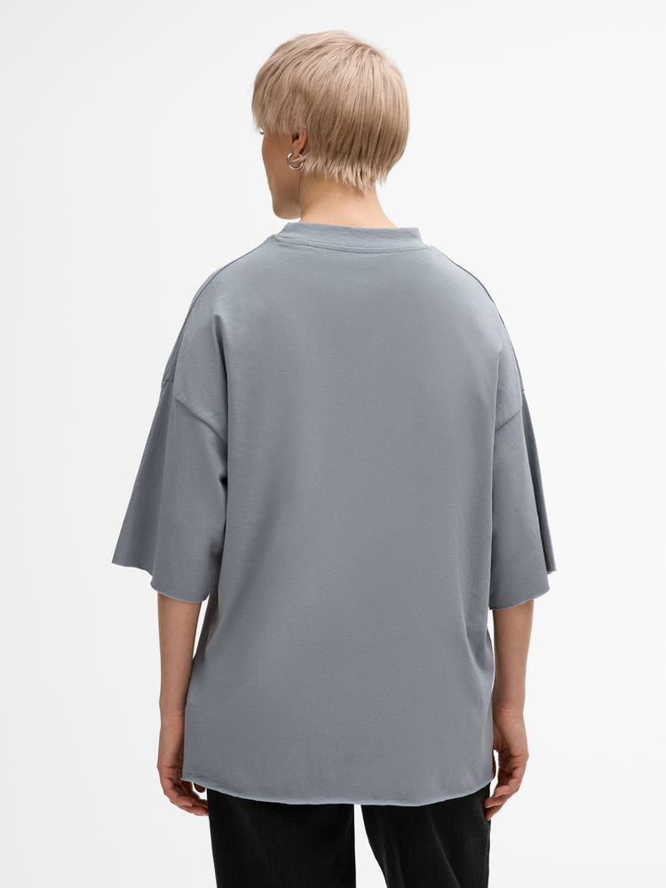 Футболка унисекс T1, серая, размер XL/XXL