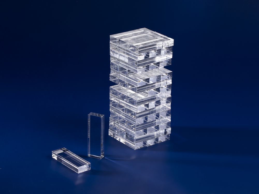 Игра Acrylic Tower с логотипом сделано в России | Print Logo