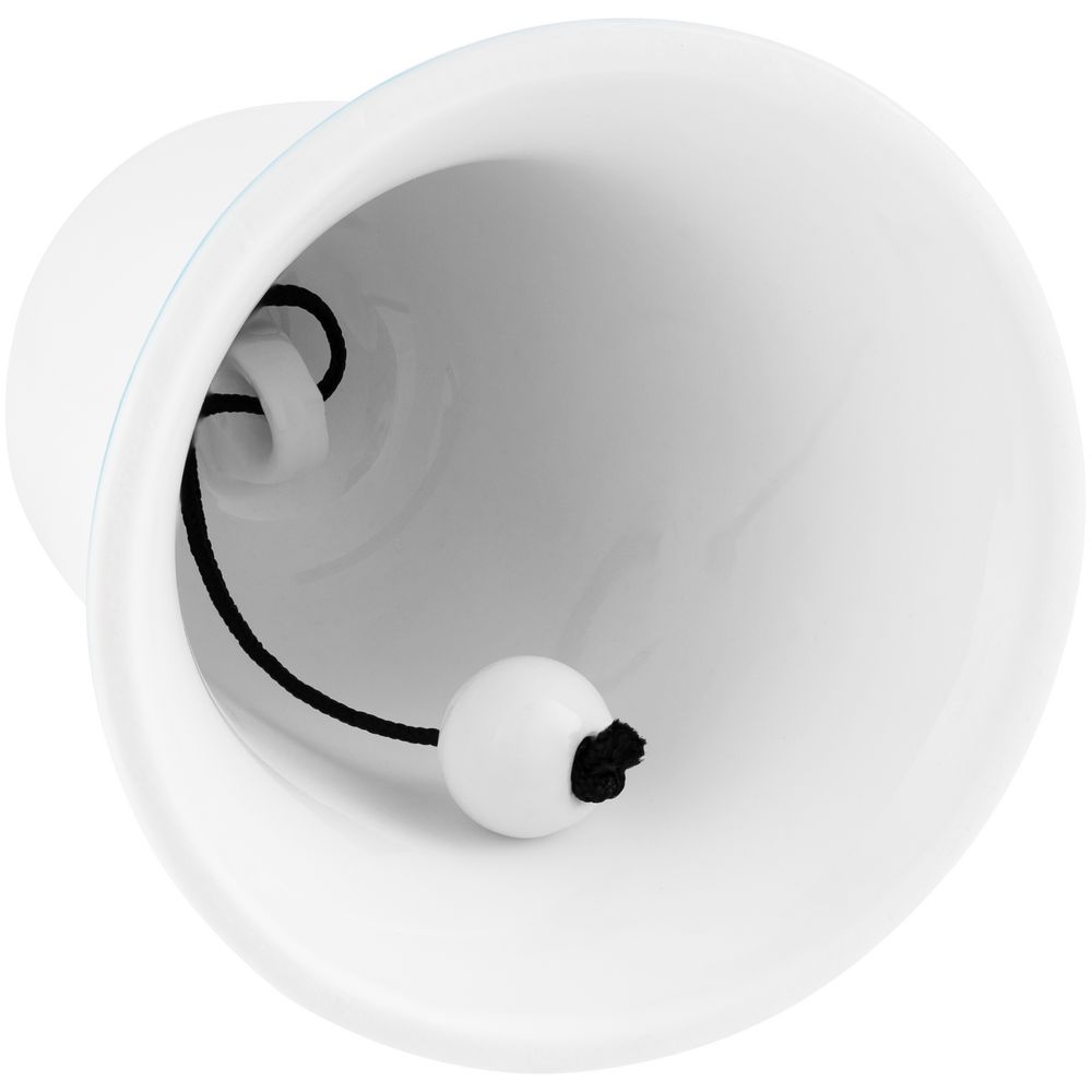 Фарфоровый колокольчик «С голубой каемочкой!» фото на сайте Print Logo.