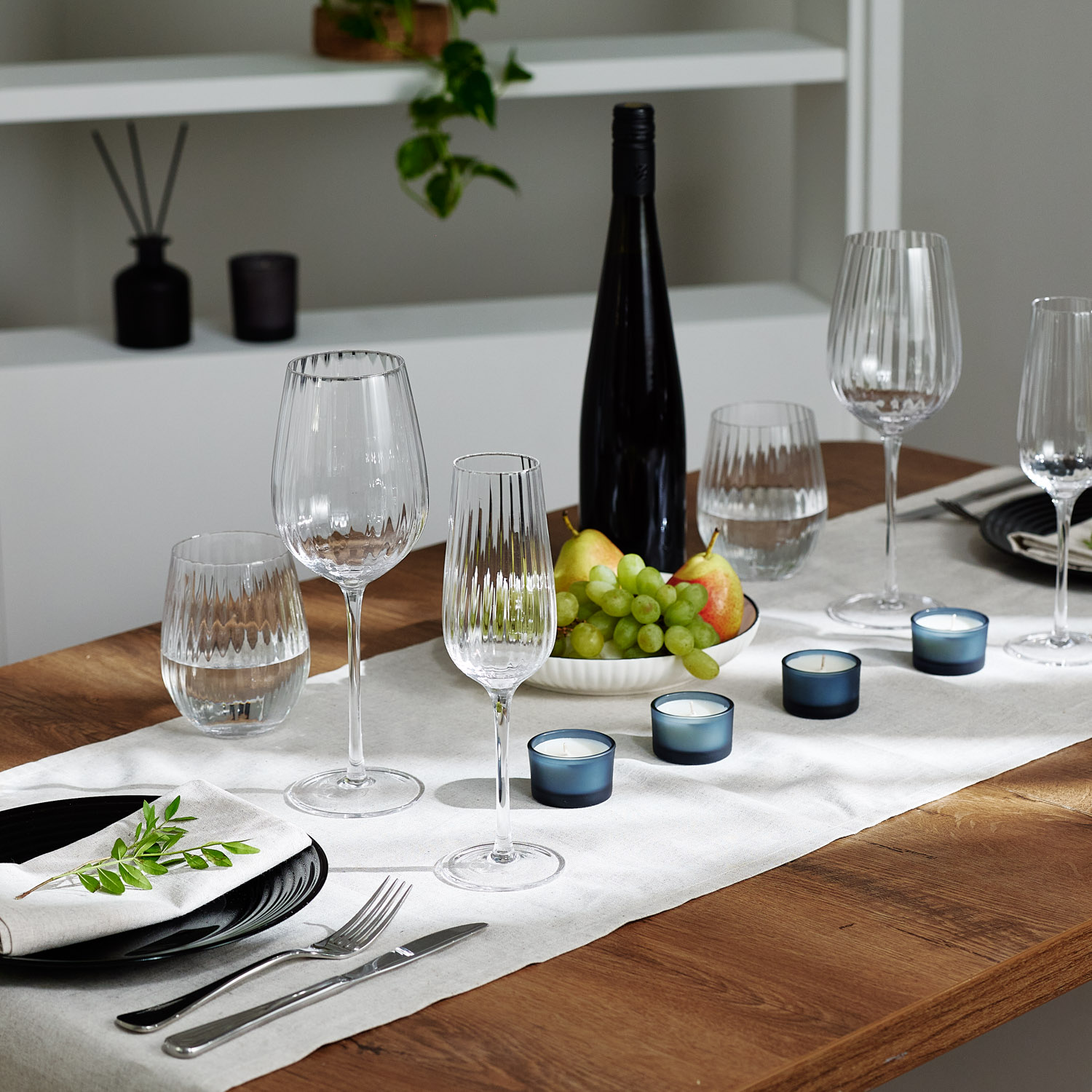 Бокал для шампанского Бланш (Blanche), прозрачный