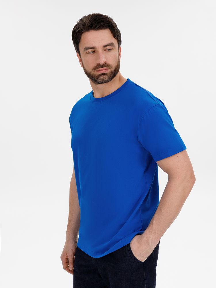 Футболка унисекс T-Bolka 180, синяя, размер M