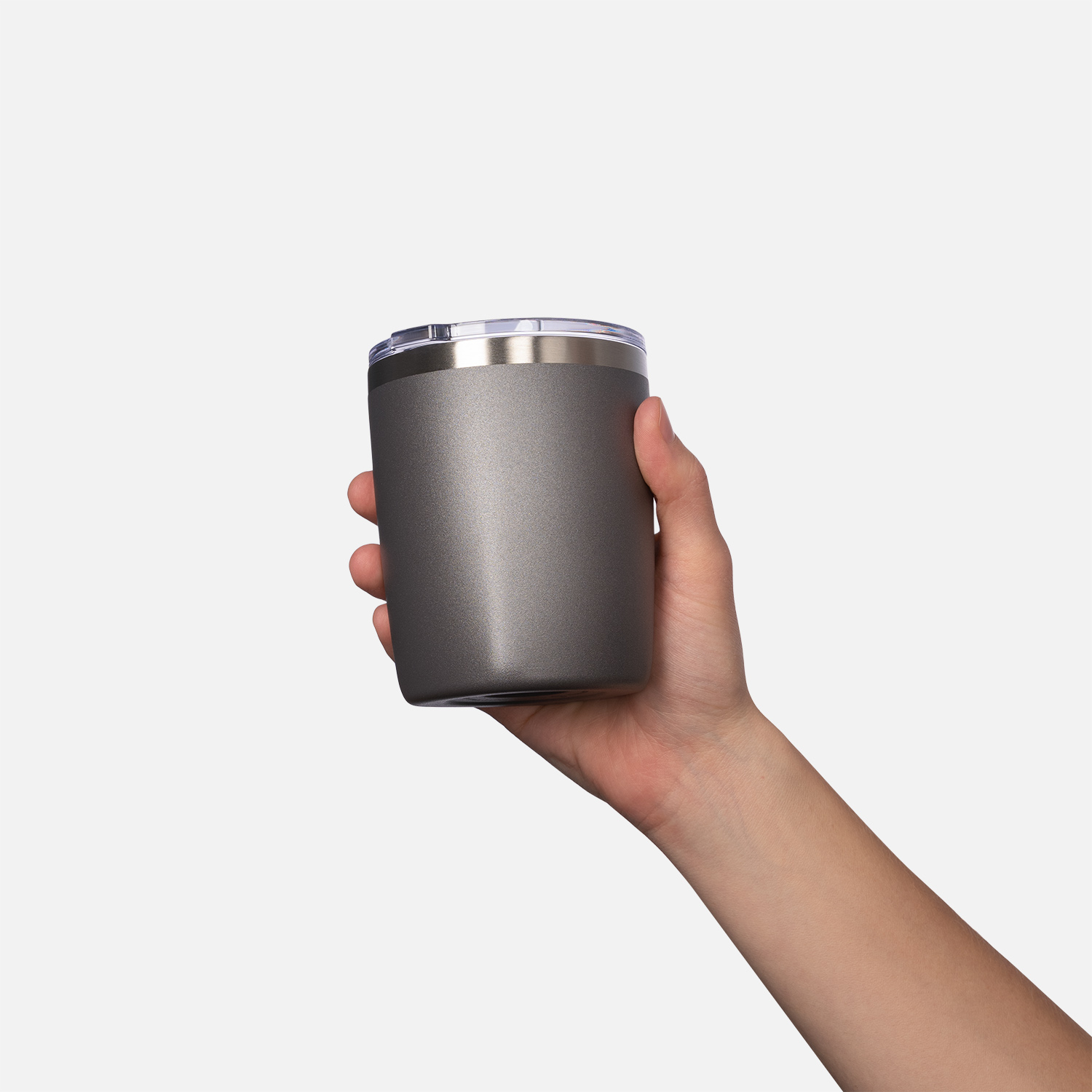 Термокружка вакуумная Вива (Viva), серая