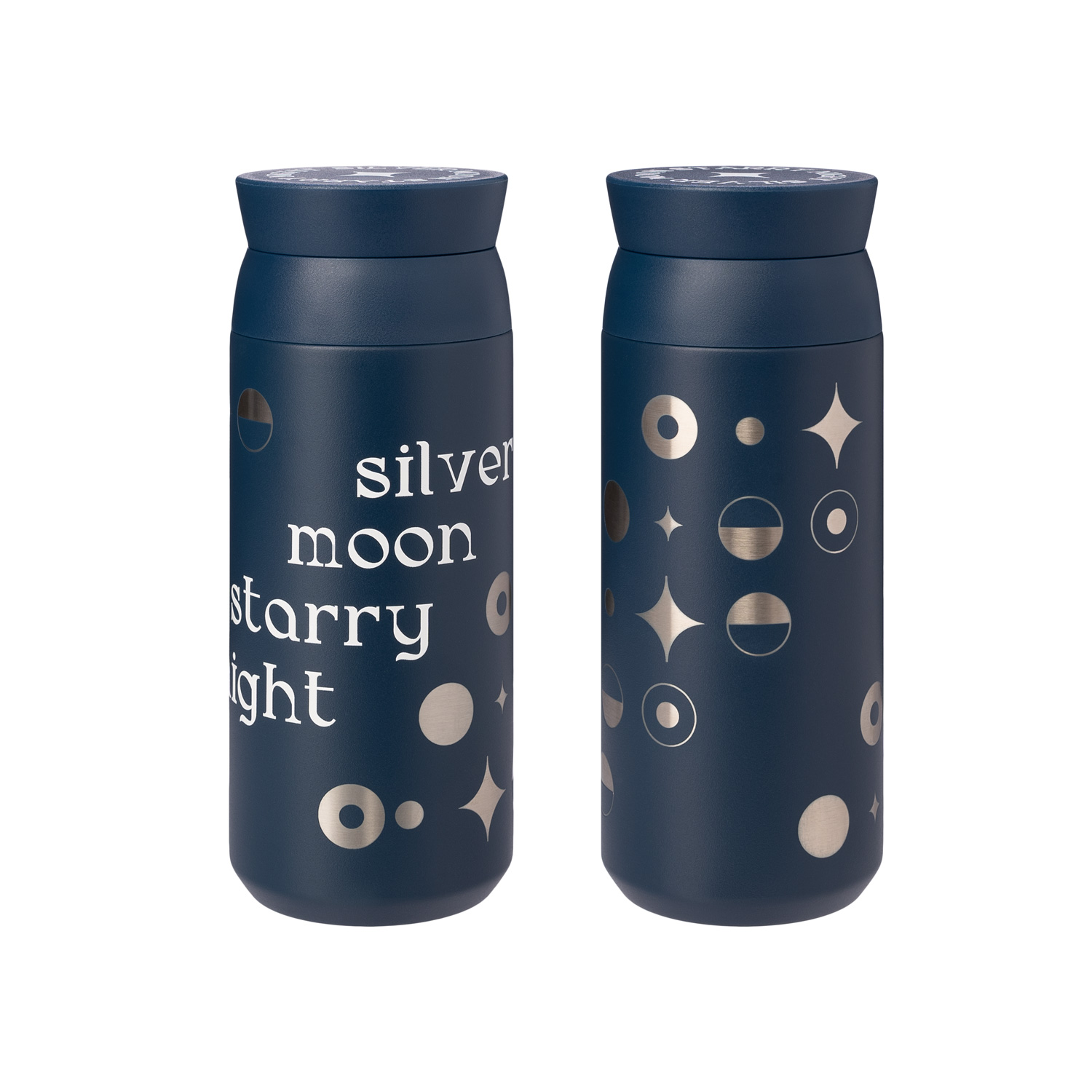 Термобутылка вакуумная герметичная Грейс, синяя