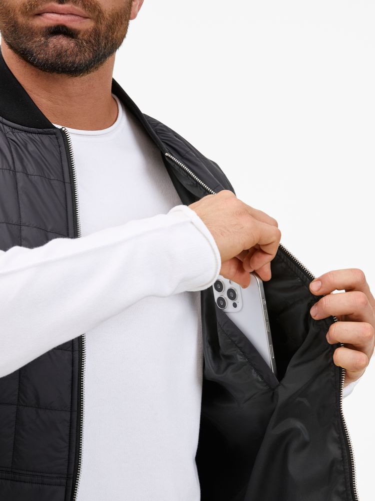 Жилет унисекс Warmbridge, черный, размер S