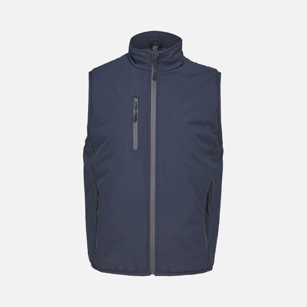 Жилет софтшелл унисекс Falcon BW с логотипом Sol's | Print Logo