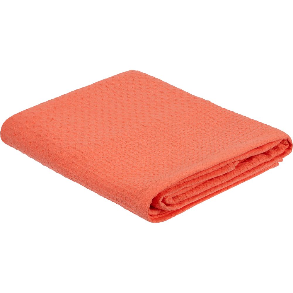 Полотенце вафельное «Деметра», большое с логотипом  | Print Logo