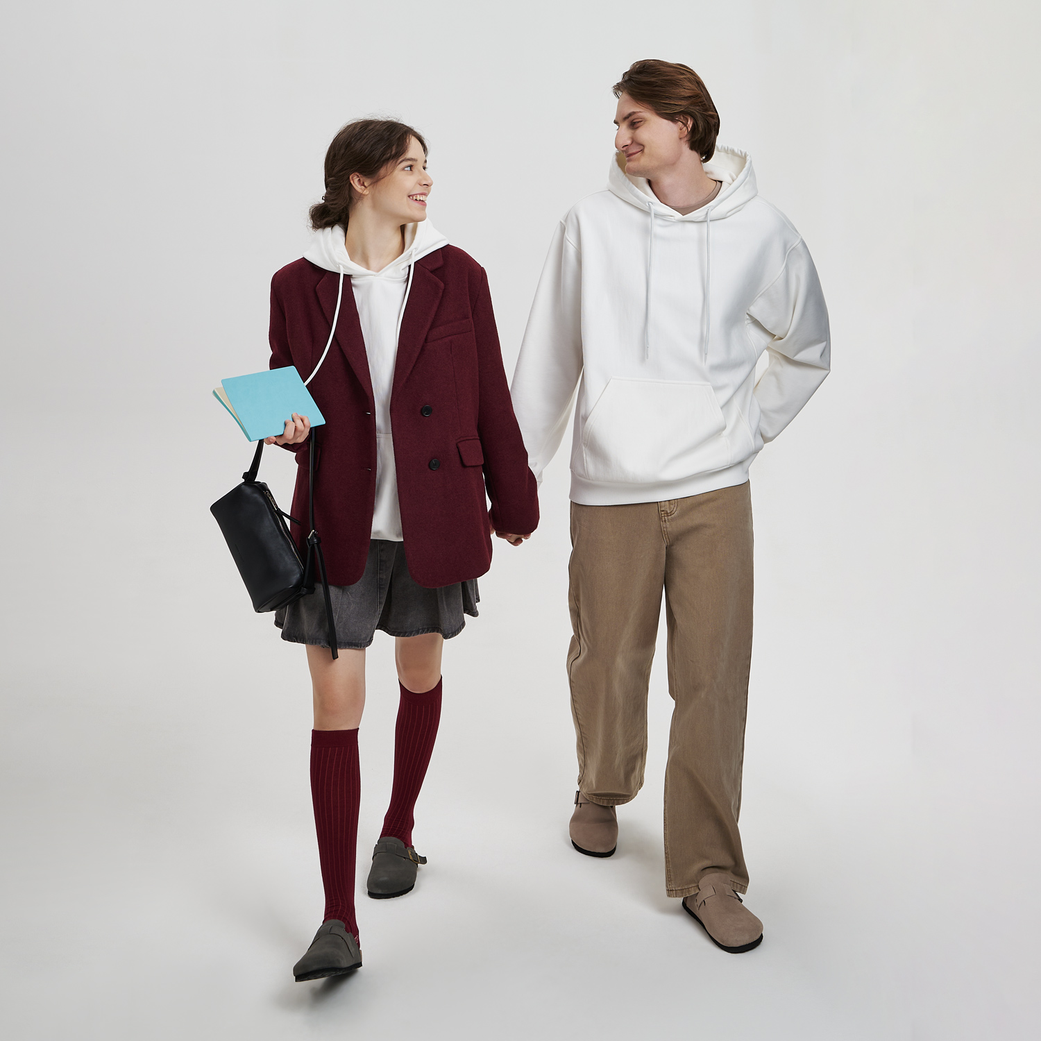 Худи релакс унисекс Адвенче (Adventure), белый, размер XL/2XL