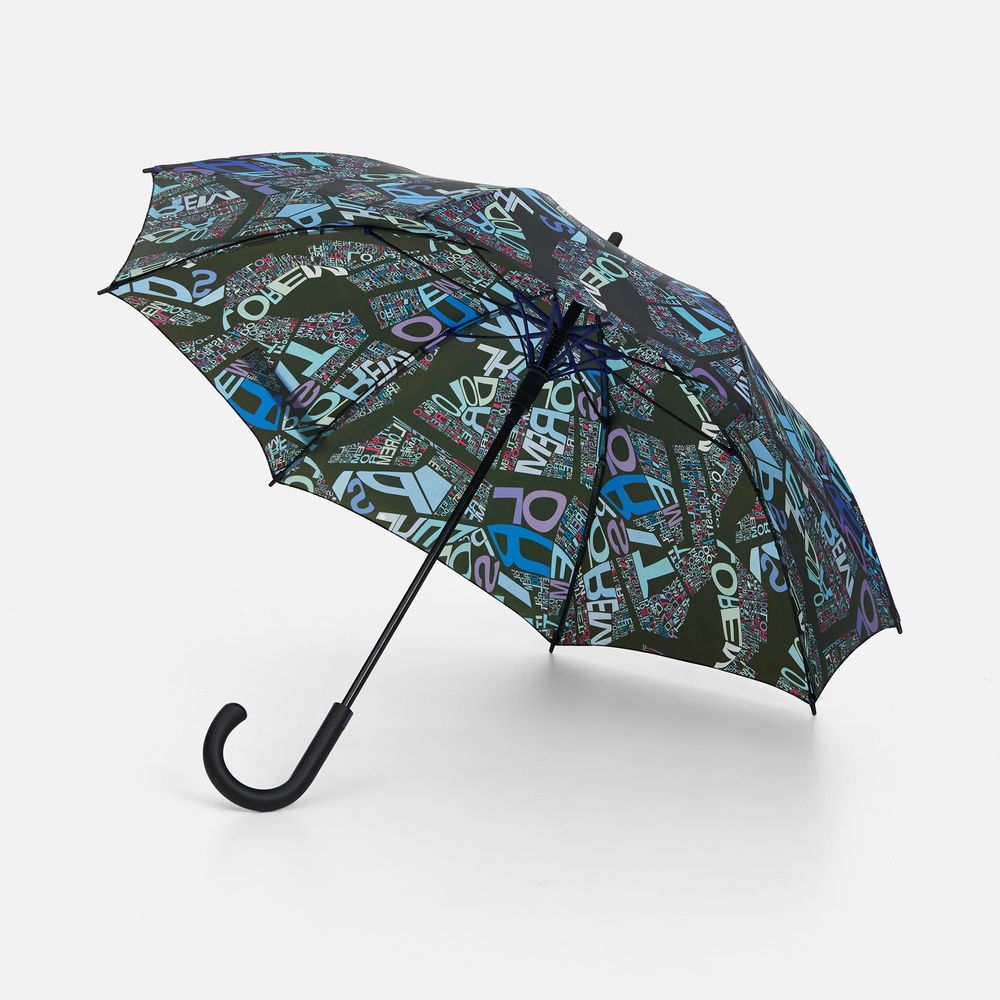 Зонт-трость Undercolor с полной запечаткой на заказ с логотипом  | Print Logo