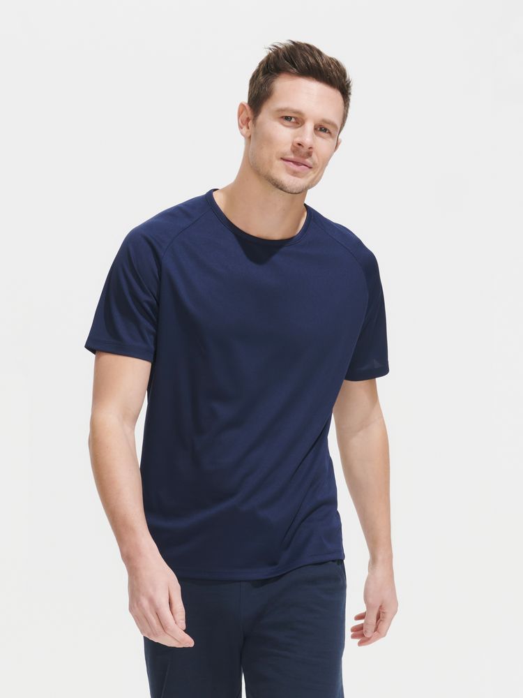 Футболка унисекс Sporty 140 ярко-синяя, размер 3XL