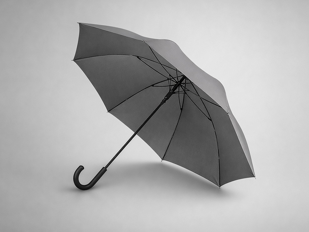 Зонт-трость Lunker с большим куполом (d120 см) с логотипом  | Print Logo