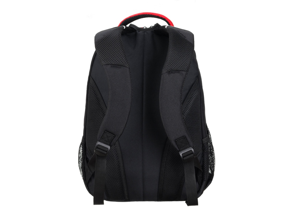 Рюкзак TORBER ROCKIT с отделением для ноутбука 15.6, черный/красный, нейлон, 32 х 14 х 50 см, 22л