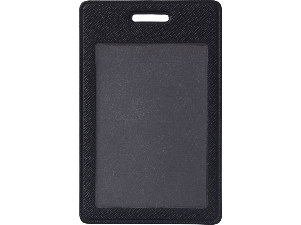 Бейдж с рулеткой-карабин Favor, черный