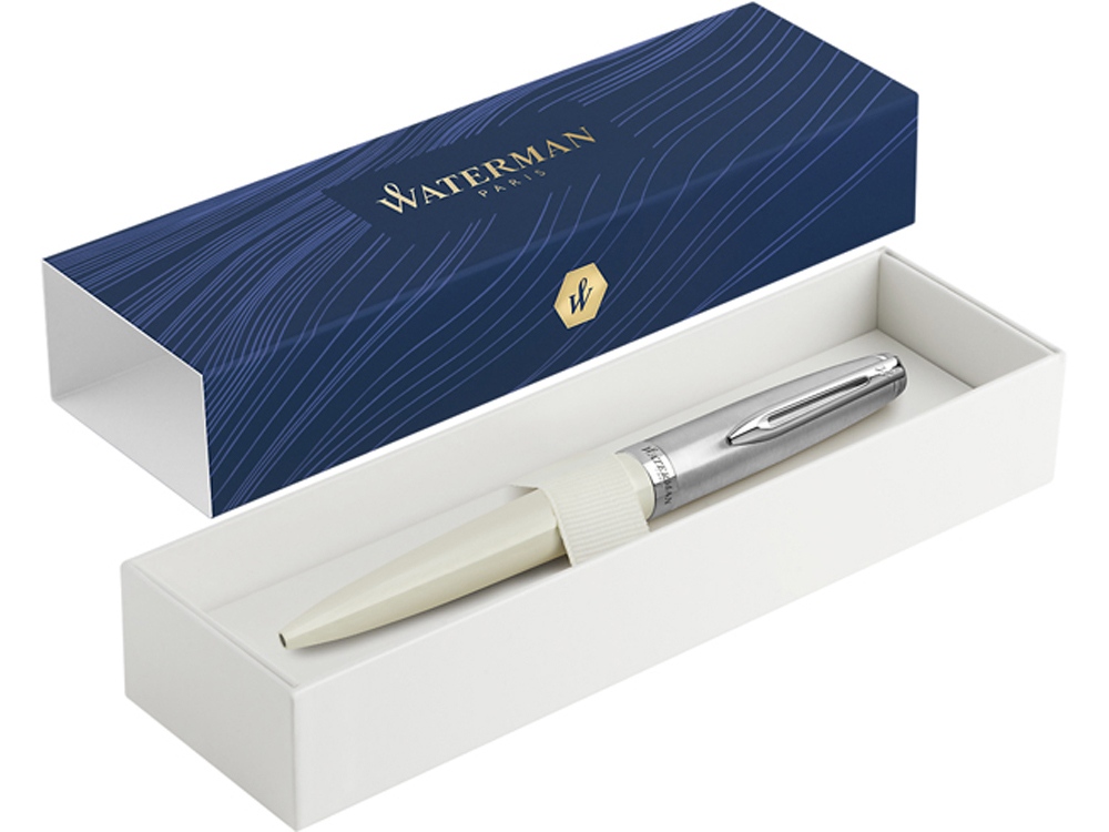 Шариковая ручка Waterman Embleme, цвет: IVORY CT, стержень: Mblue