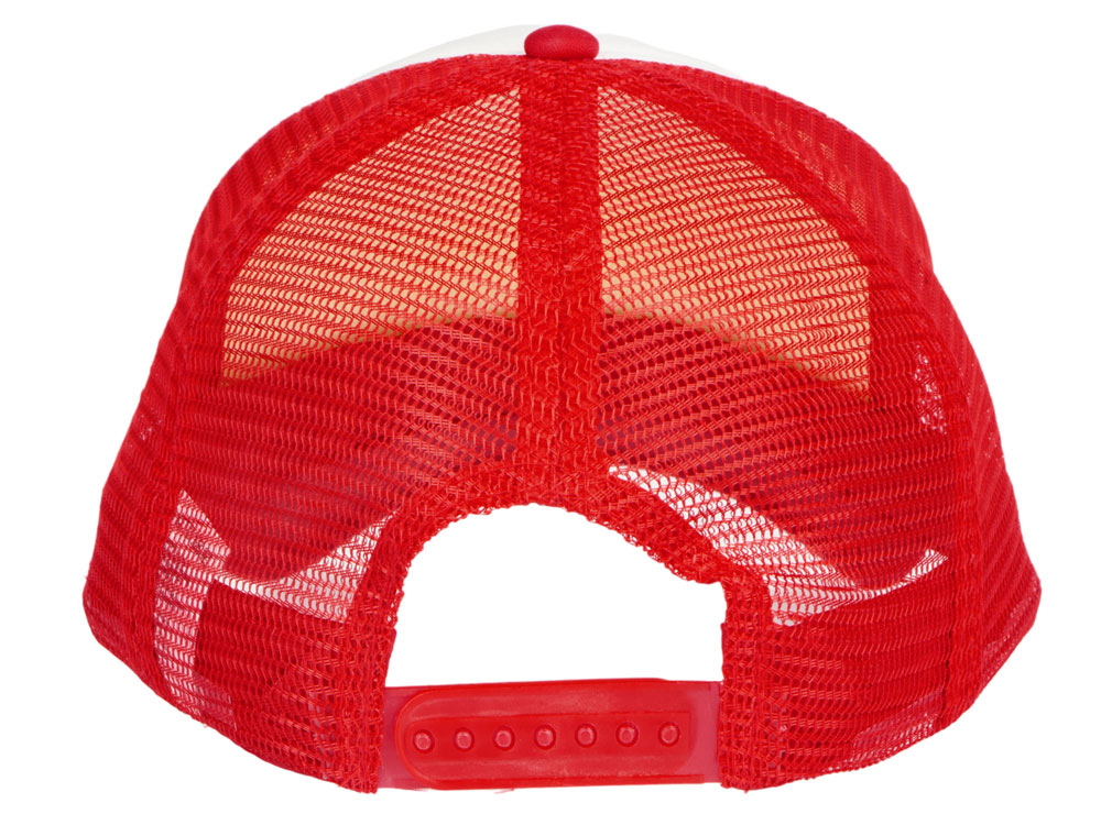 Бейсболка Тракер, красный/белый