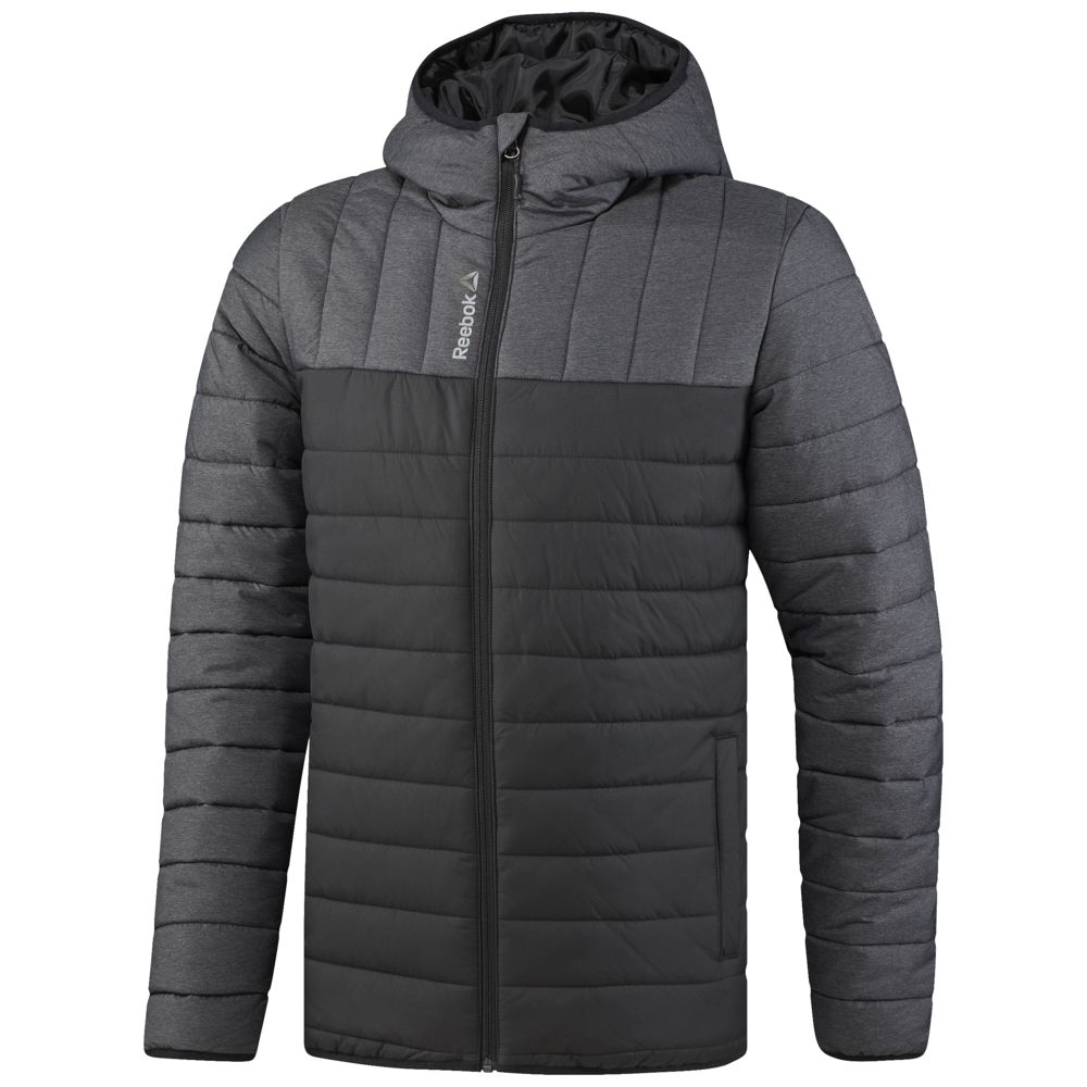 Куртка мужская Outdoor, серая с черным, размер XS