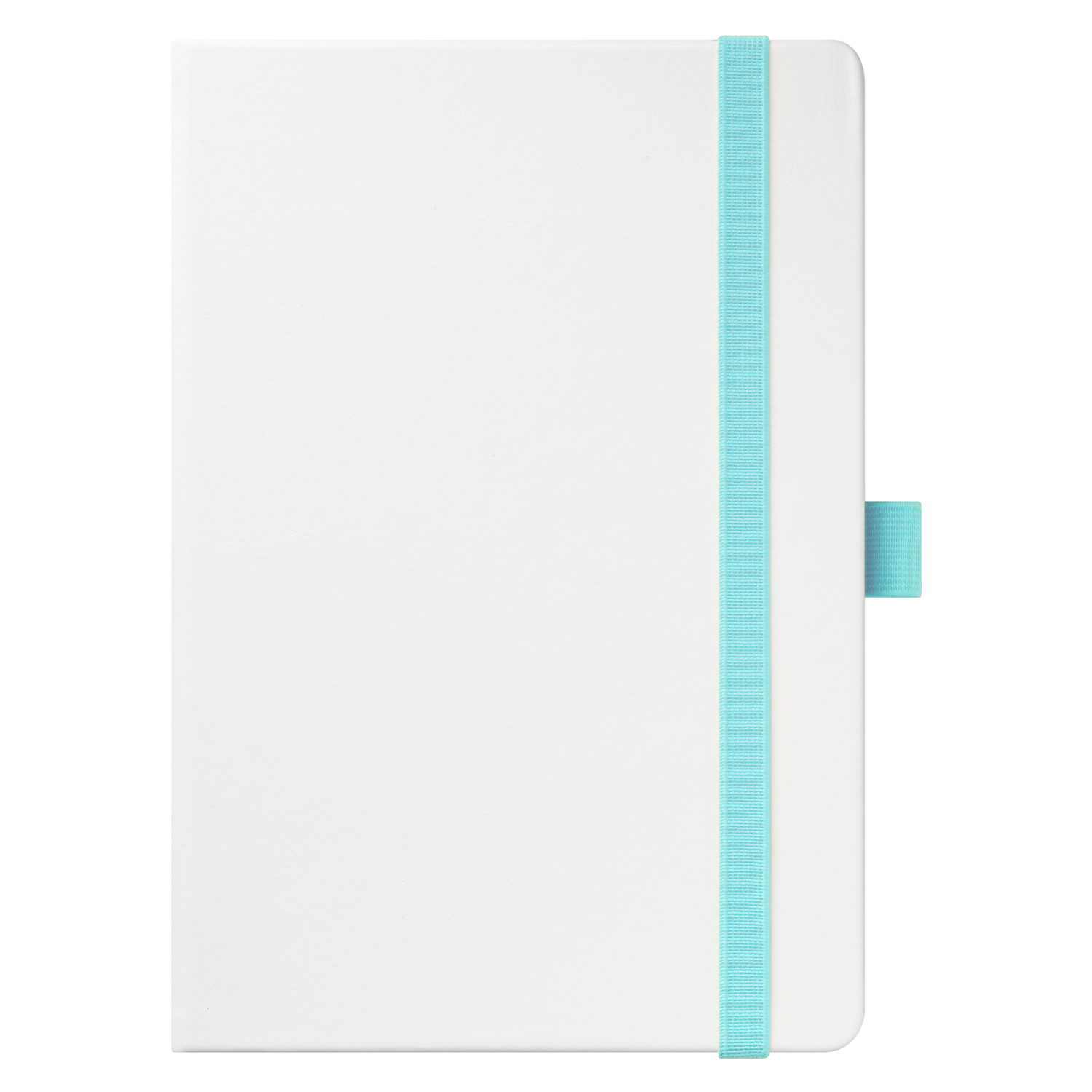 Ежедневник Арктик (Arctic) недатированный, белый/бирюзовый