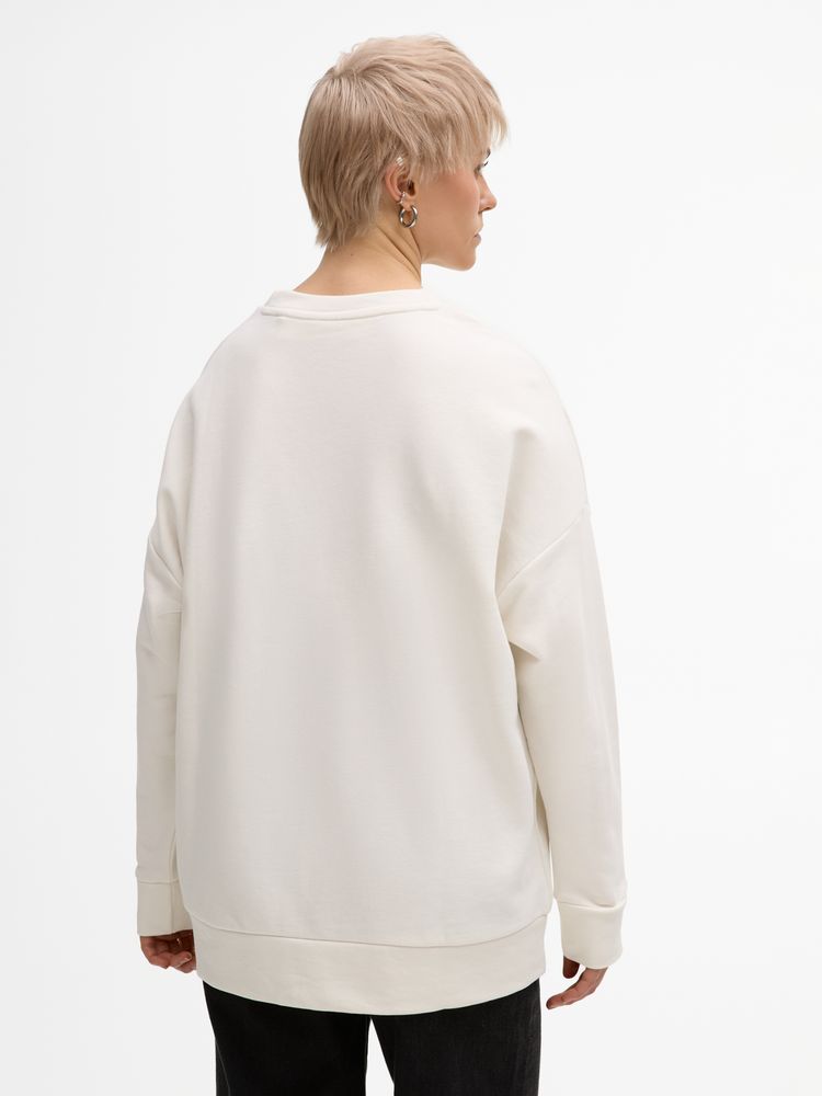 Свитшот унисекс S2, молочно-белый, размер XS/S