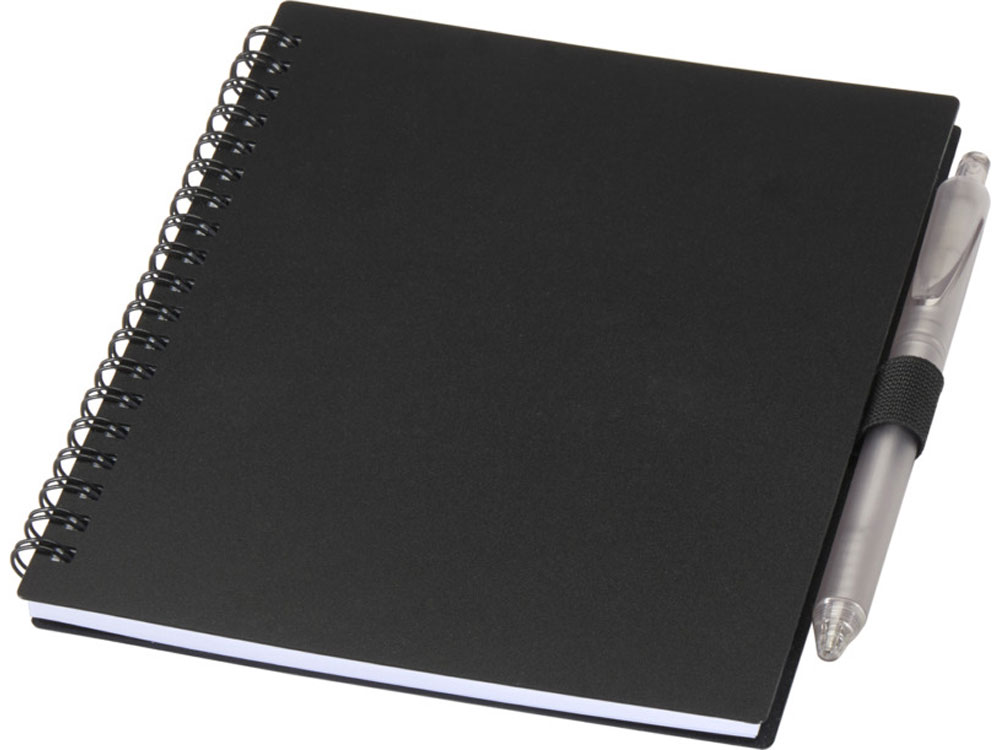 Набор из блокнота и пластиковой шариковой ручки Niove с логотипом  | Print Logo