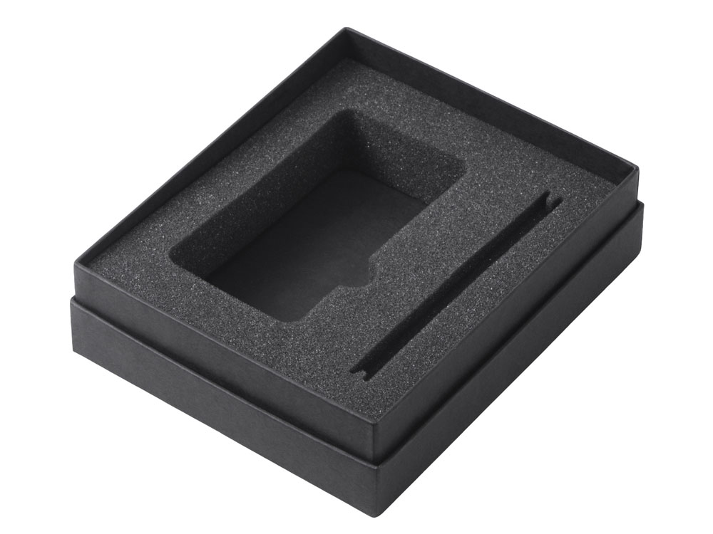 Подарочный набор c ручкой и повербанком 10000 mAh, серый