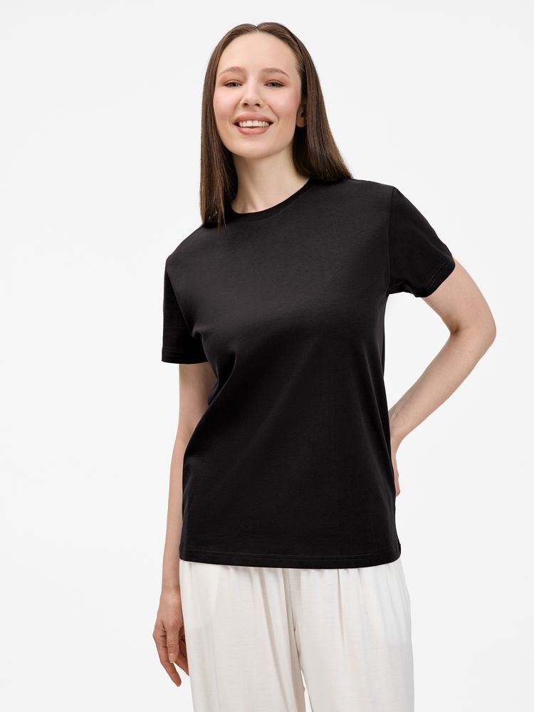 Футболка унисекс T-Bolka 200, черная, размер 4XL