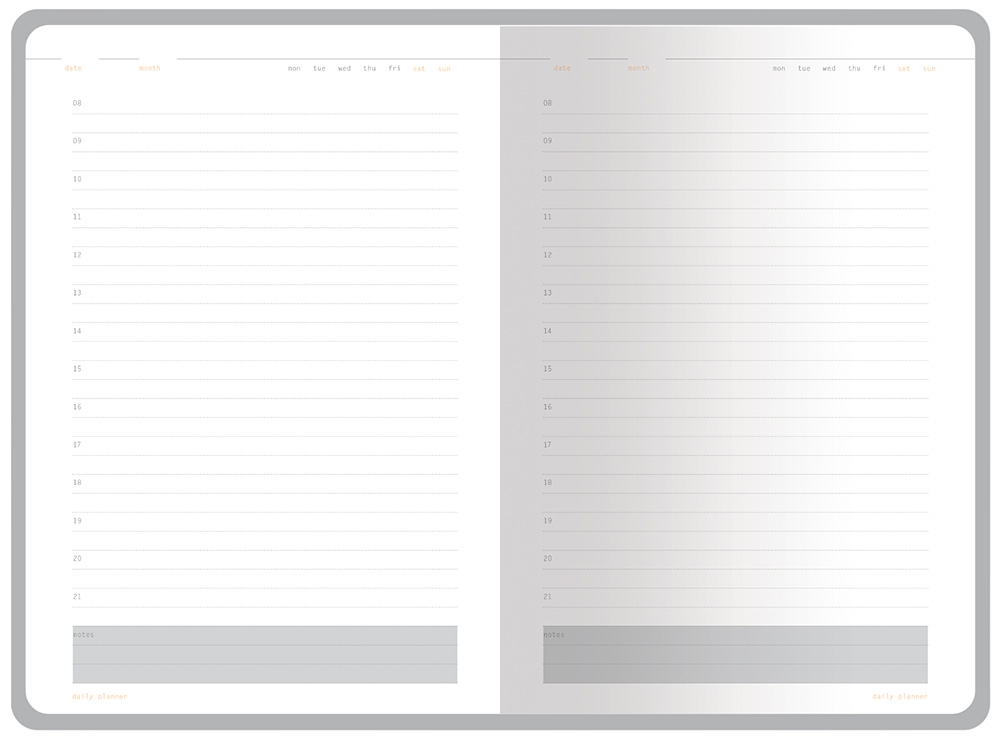 Ежедневник А5 недатированный Mercury, синий