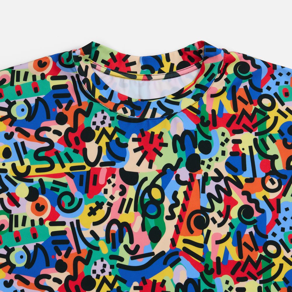 Футболка из бифлекса Morfiss с полной запечаткой на заказ, размер XL/XXL