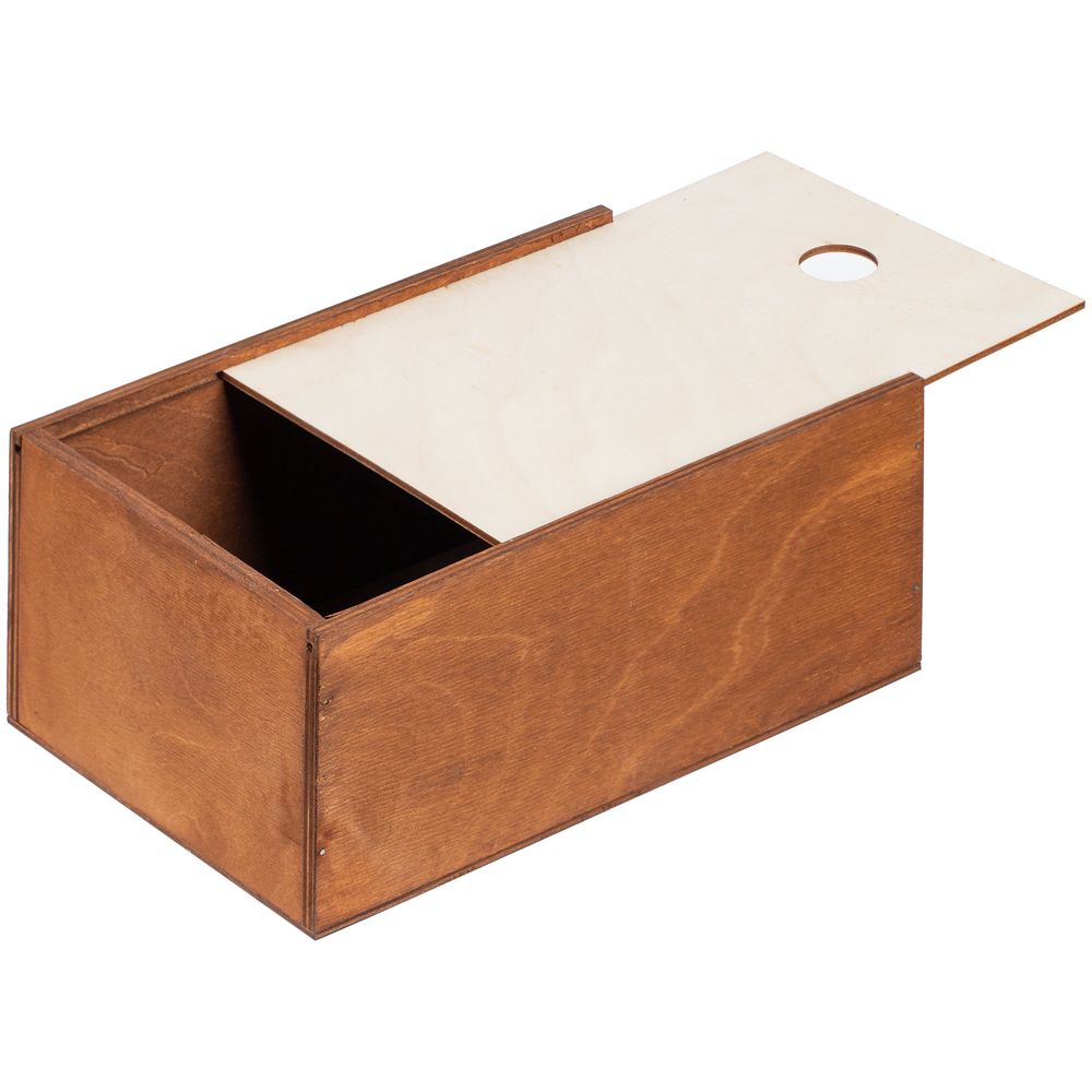 Деревянный ящик Eske — пример нанесения логотипа (сделано в России) | Print Logo