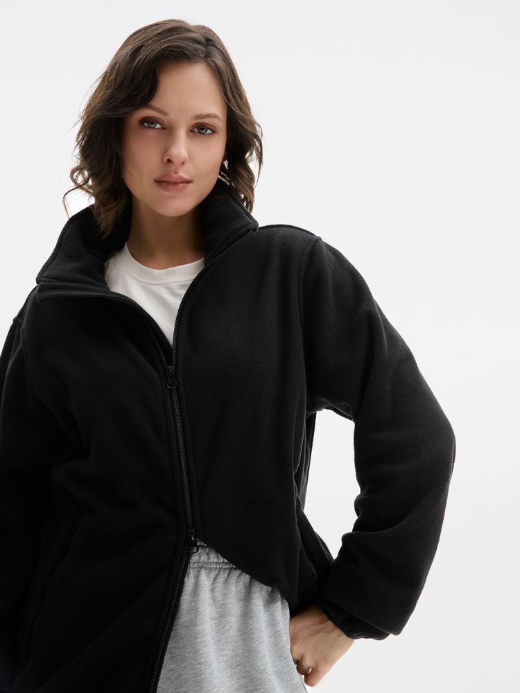 Куртка флисовая унисекс Ben Mac, черная, размер M