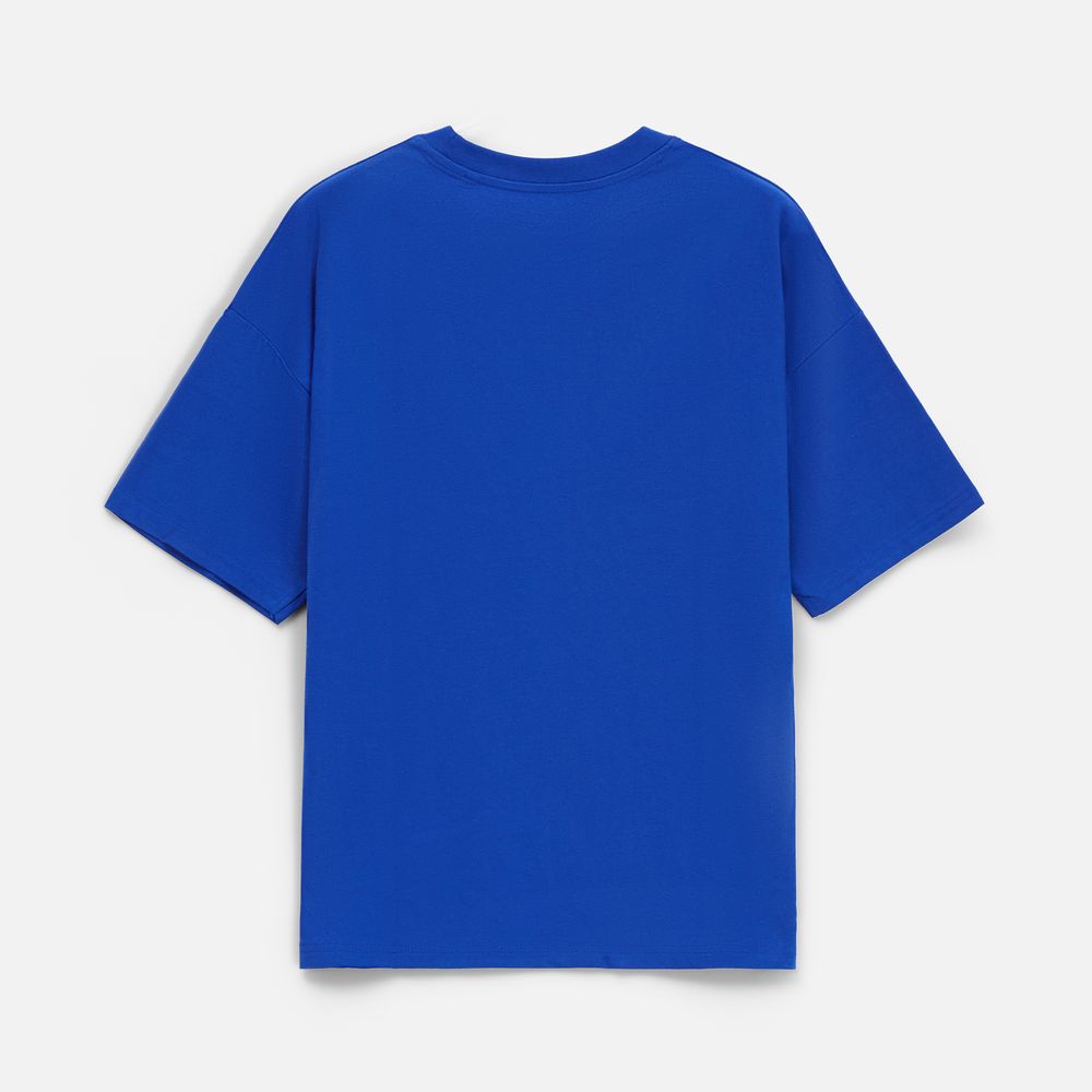 Футболка унисекс T3, синяя, размер M/L