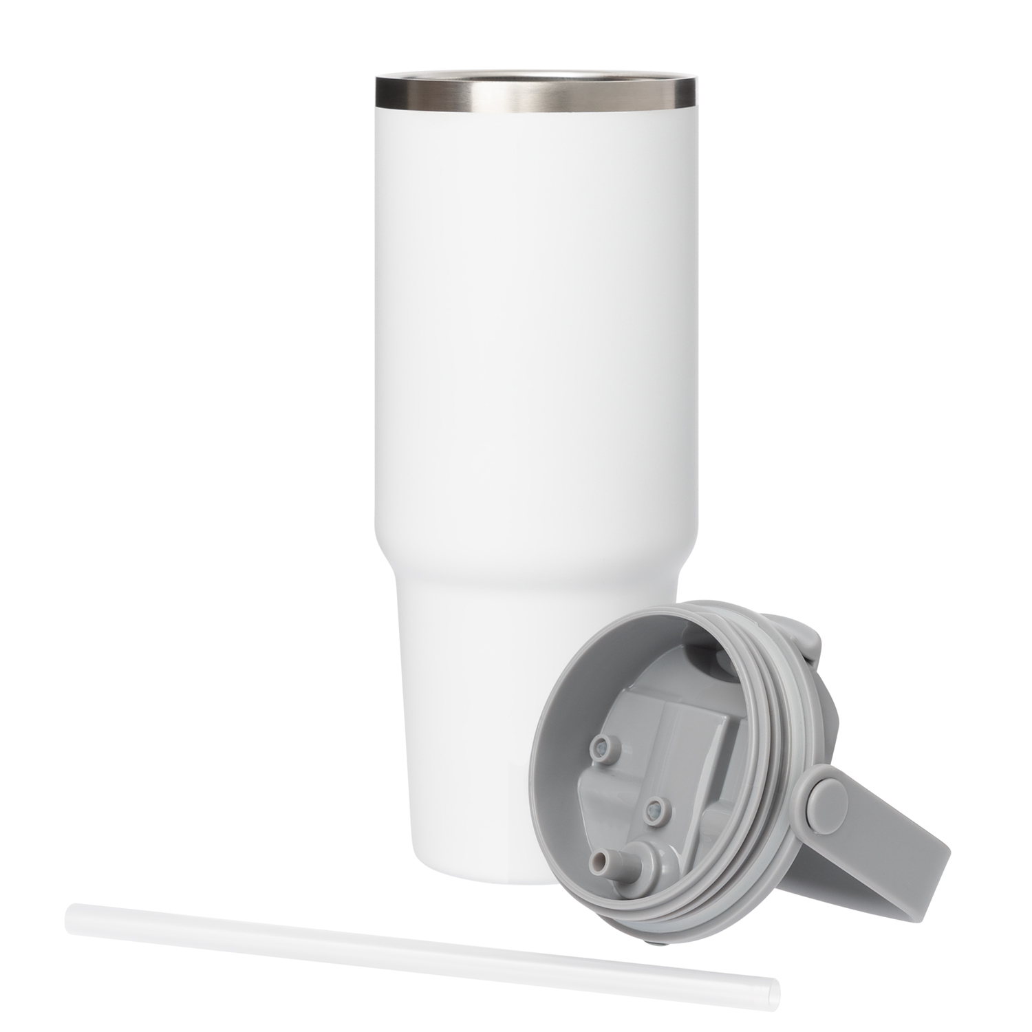 Термокружка вакуумная Монтана, белая