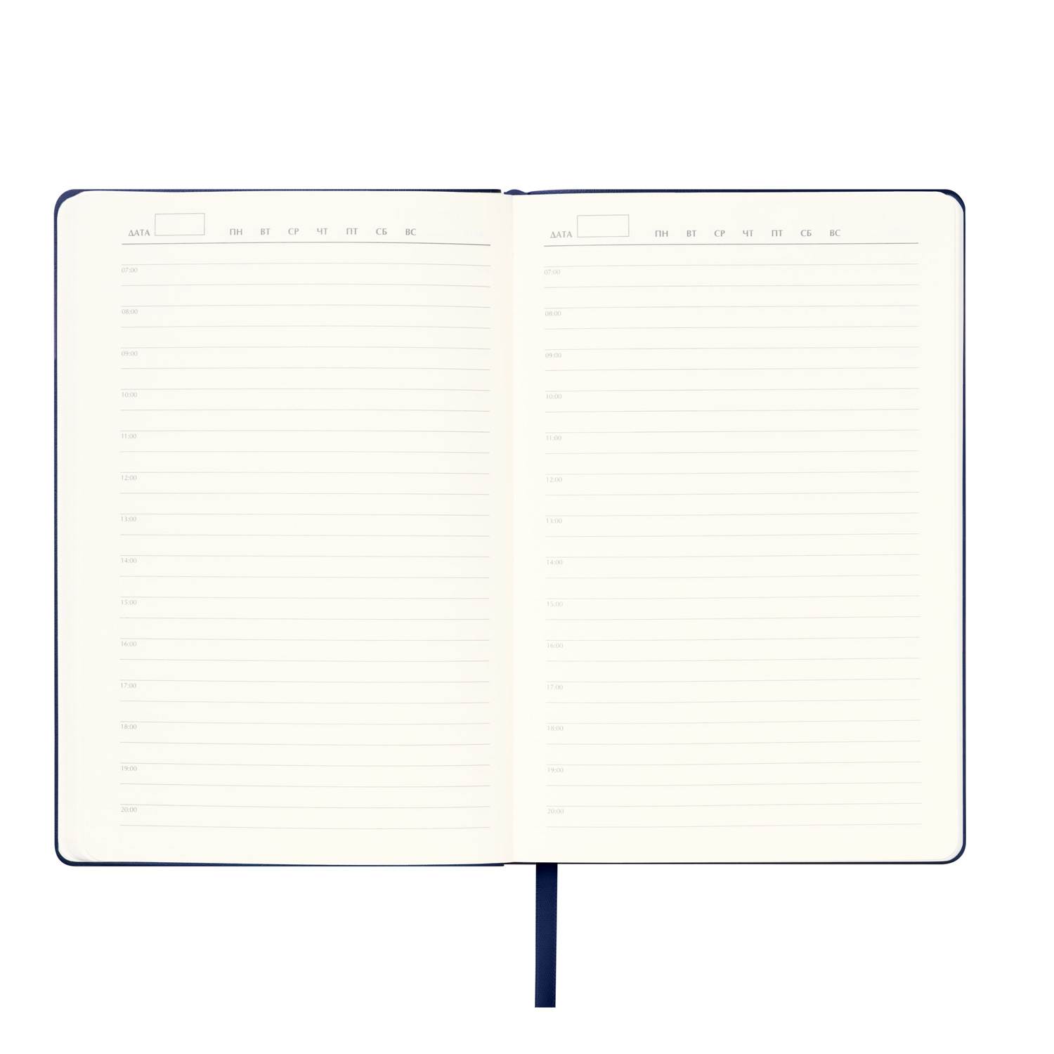 Ежедневник Спарк (Spark) недатированный, синий (без упаковки, без стикера)