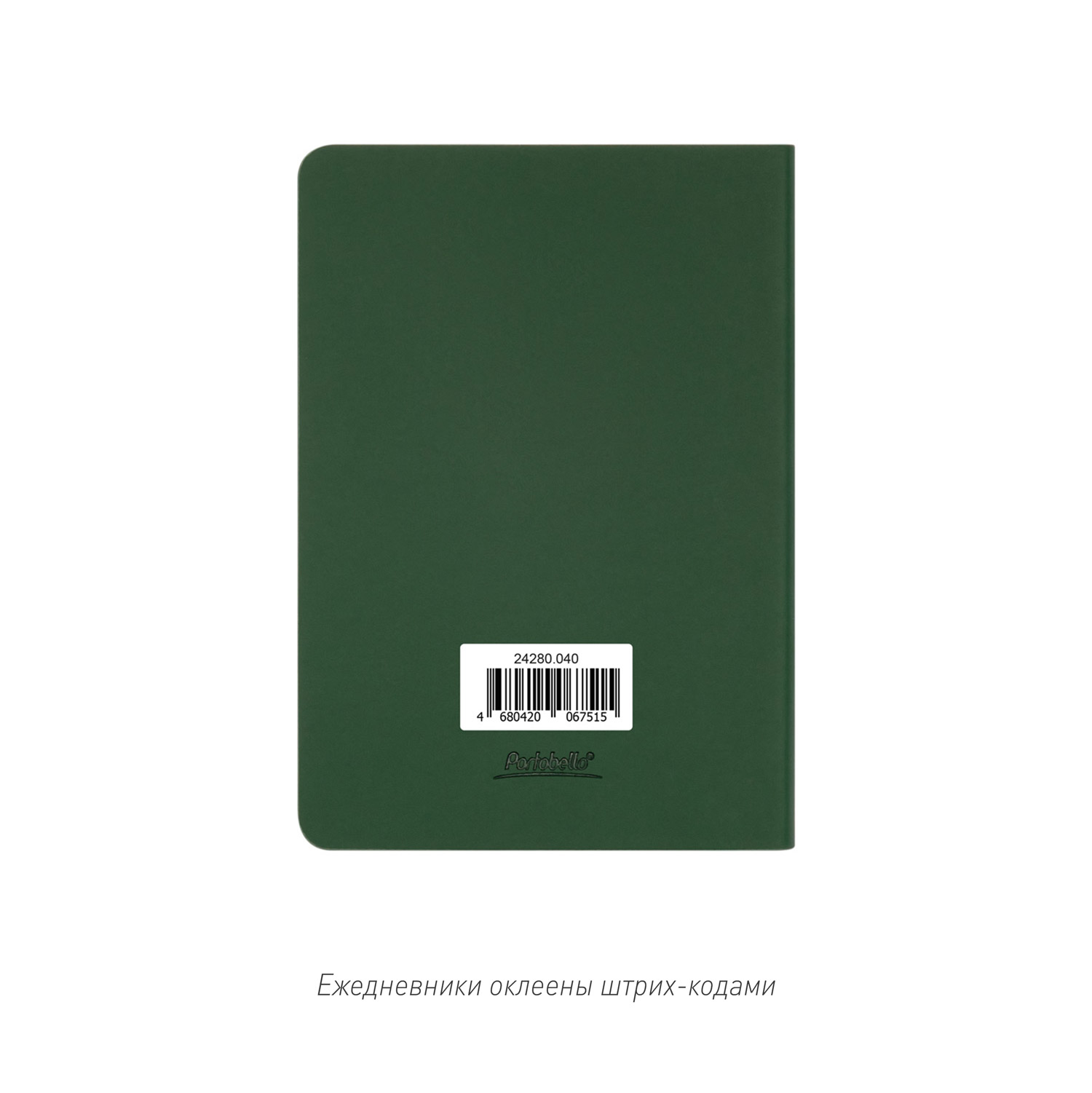 Ежедневник Спарк мини (Spark mini) A6 недатированный, зеленый