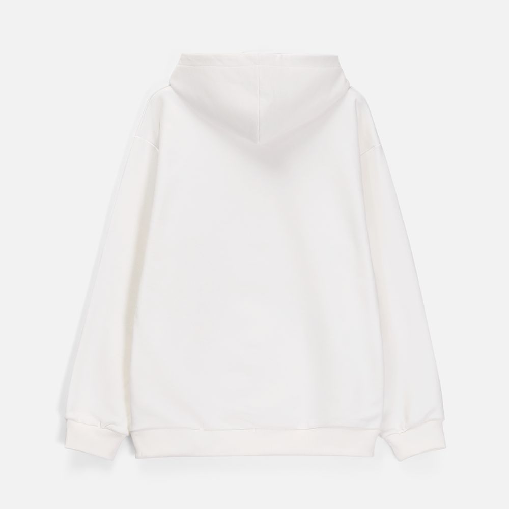 Худи унисекс оверсайз Songo, молочно-белое, размер 3XL/4XL
