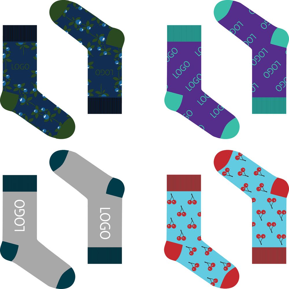 Носки Corapi Sport на заказ с логотипом сделано в России | Print Logo