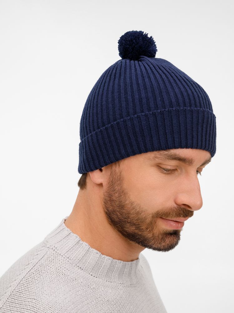 Шапка Catch Match с помпоном фото на сайте Print Logo.