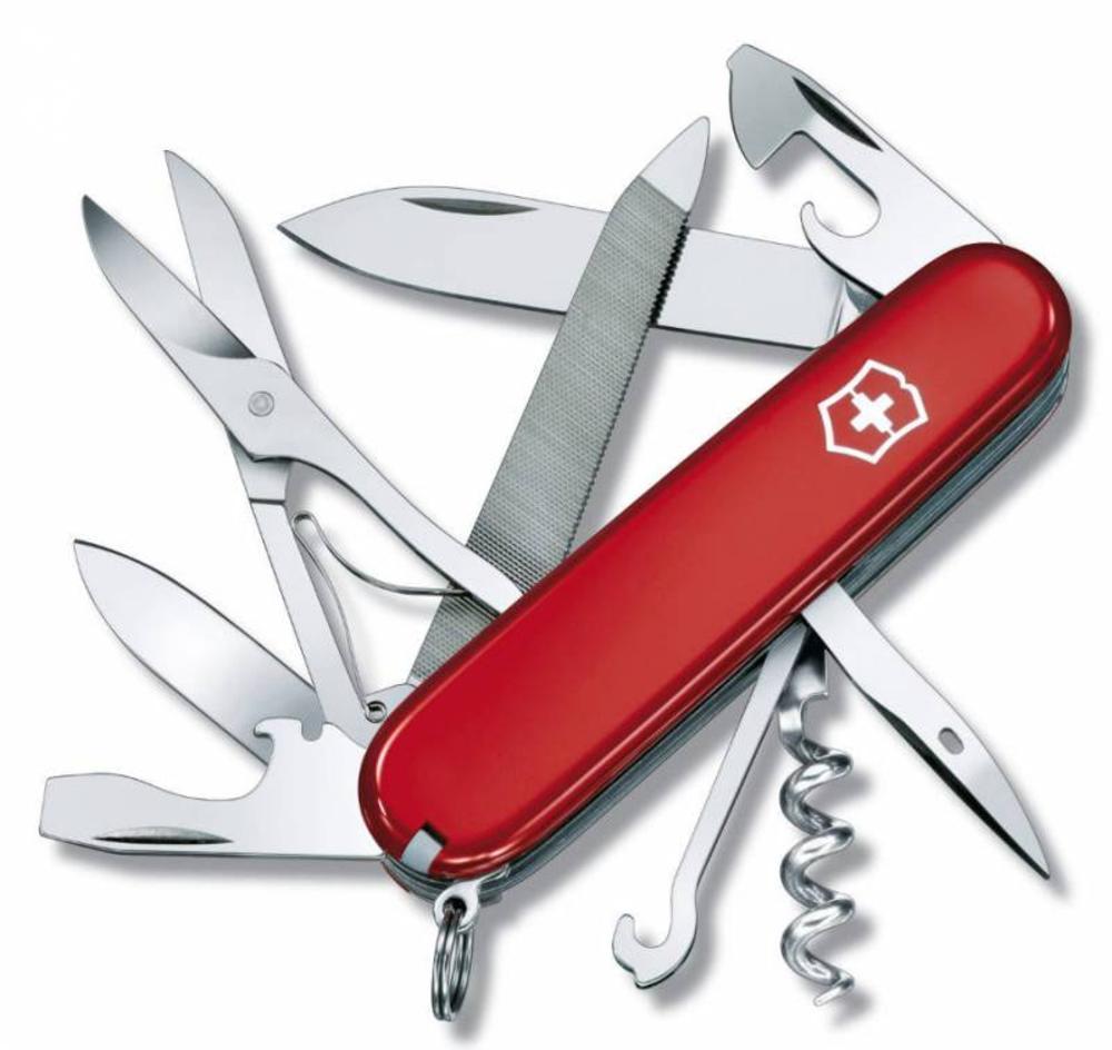 Офицерский нож Mountaineer 91 — пример нанесения логотипа (VICTORINOX) | Print Logo